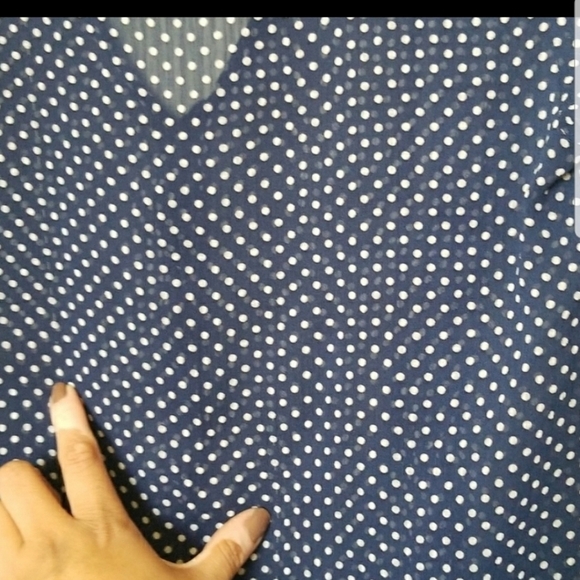Kirra Office Romantic Retro polka dot top size small - Picture 8 of 9